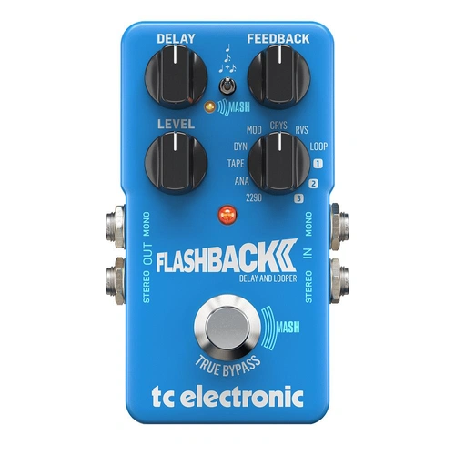 TC Electronic Legendary Flashback 2 Crystal Delay Built-In TonePrint Pedal
