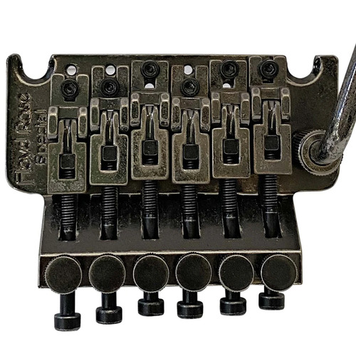 Floyd Rose Special  Guitar Tremolo Bridge System - Relic Black with R2 Nut