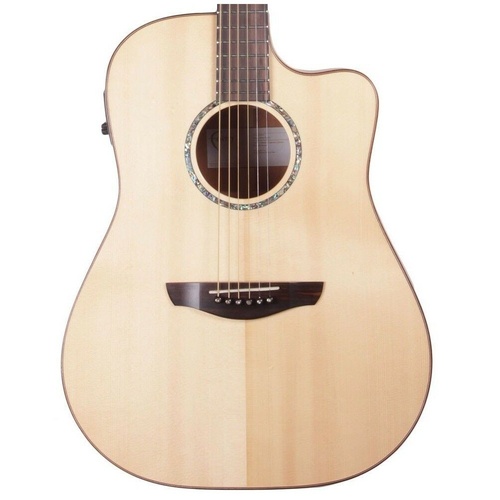 Faith  FSCE - Natural Saturn Cutaway Acoustic / Electric Guitar All Solid Wood 