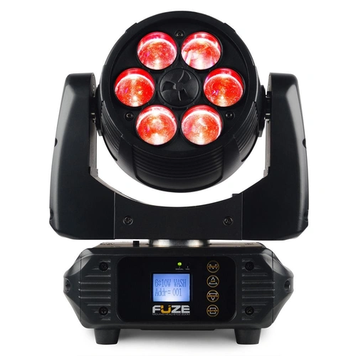 Beamz Fuze 610 Z Wash LED 6x10W RGBW Zoom DMX IR