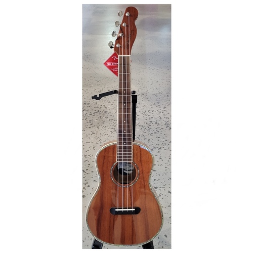 Fender Montecito Tenor Ukulele with Bag , Walnut , Natural