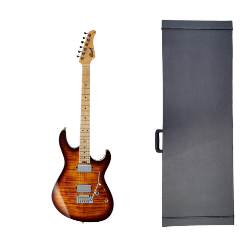 Cort G290 Fat Electric Guitar AVB Antique Vintage Burst with Hard Case