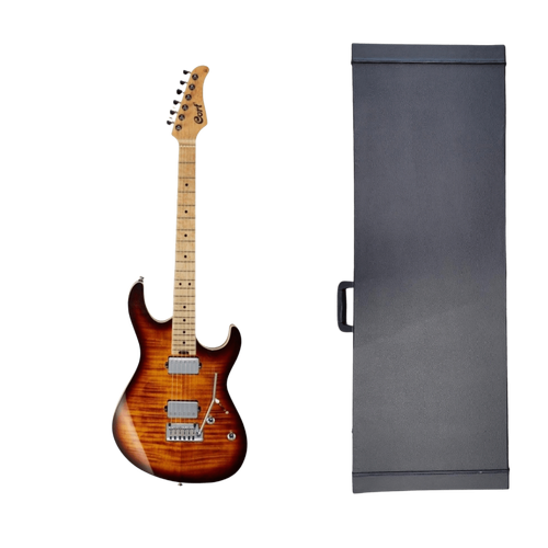 Cort G290 Fat Electric Guitar AVB Antique Vintage Burst with Hard Case