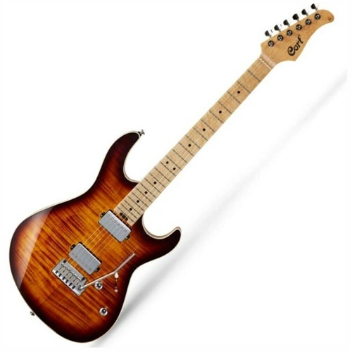 Cort G290 Fat Electric Guitar AVB Antique Vintage Burst Flamed Maple Top