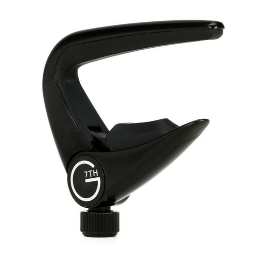 G7th Newport 6 String Guitar Capo Electric or Acoustic Black 