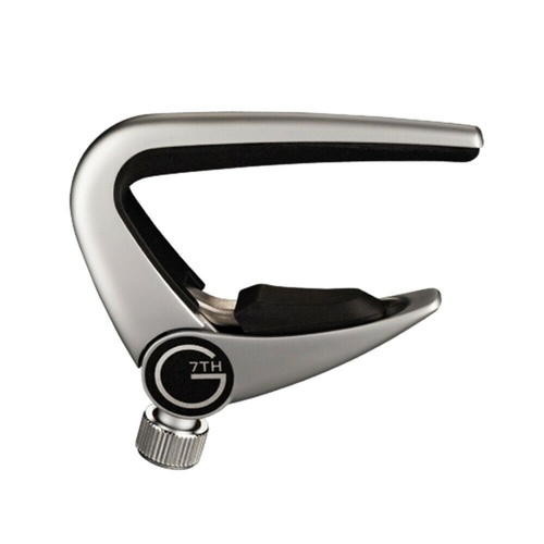G7th Newport 6 String Guitar Capo Silver For Acoustic or Electric guitars