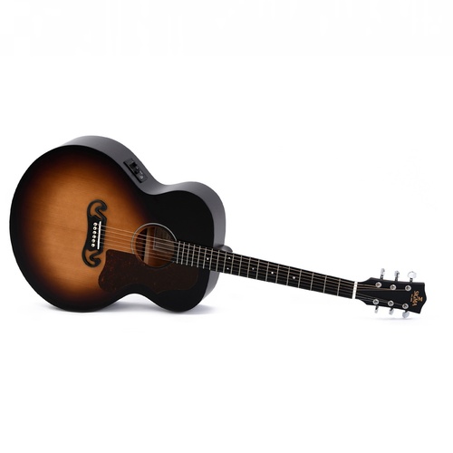 Sigma SG Series Grand Jumbo Acoustic / Electric Guitar Satin Sunburst