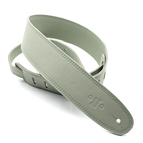 DSL Premium Leather Guitar Strap Limited Edition 2.5" Triple Garment Lime