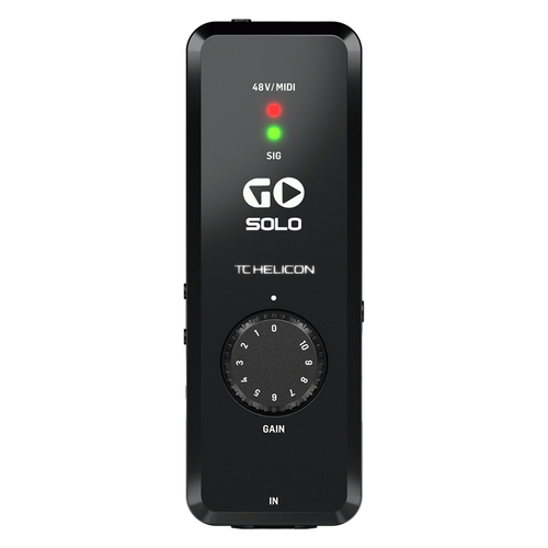 TC Helicon High-Definition Go Solo Audio/MIDI Interface for Mobile Devices