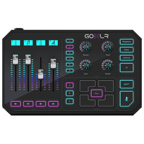 TC Helicon Revolutionary Online Broadcaster Platform Go XLR 4-Channel Mixer