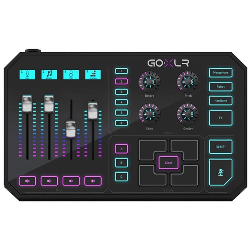 TC Helicon Revolutionary Online Broadcaster Platform Go XLR 4-Channel Mixer