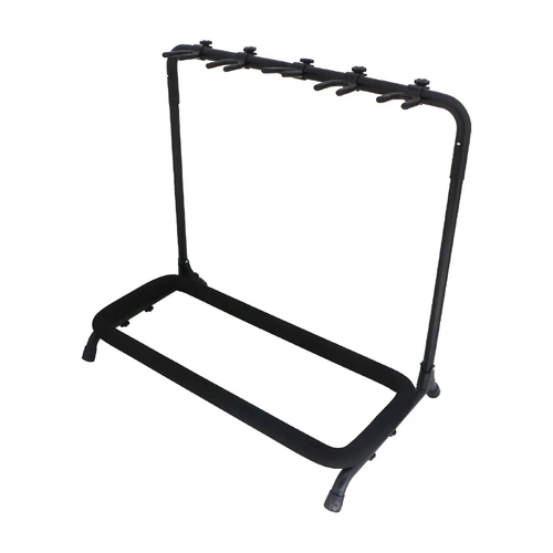 BBT Multiple Acoustic / Electric Guitar Stand - Black - Holds 5 Guitars