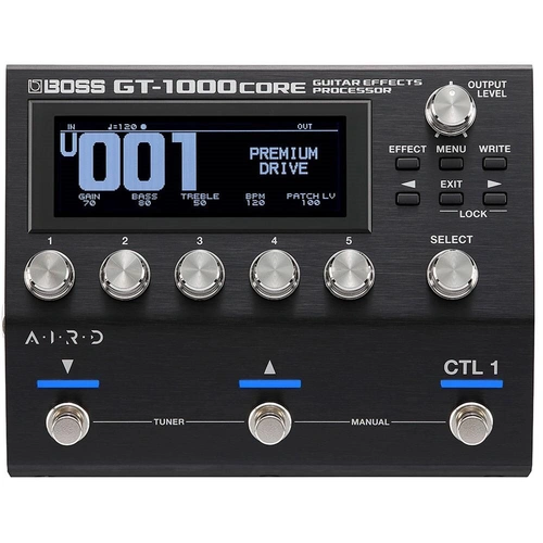 Boss GT1000 Core Guitar Effects Processor Pedal  with AIRD Technology