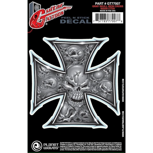 D'Addario Guitar Tattoo, Iron Cross