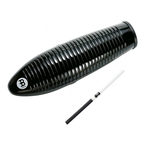 Meinl Percussion Fiberglass Guiro with  scraper - Black