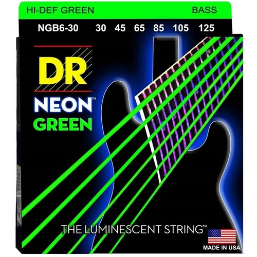 DR Strings Neon Green Single Bass S.0tring .065