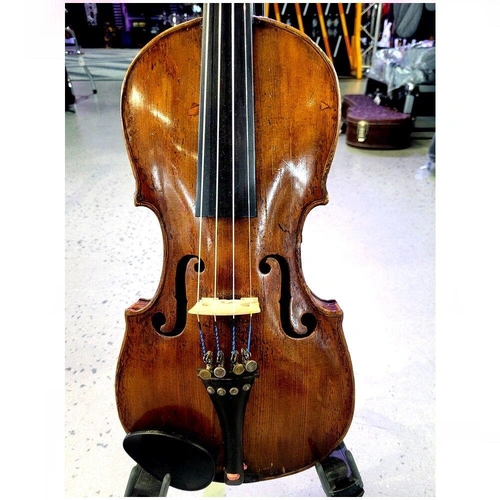 Rare Baroque Violin Labeled Andrea Guarneri 1604 - Grafted