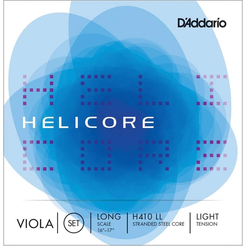 D'Addario Helicore Viola String Set, Long Scale, Light Tension