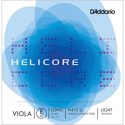 D'Addario Helicore Viola Single E String, Long Scale, Light Tension
