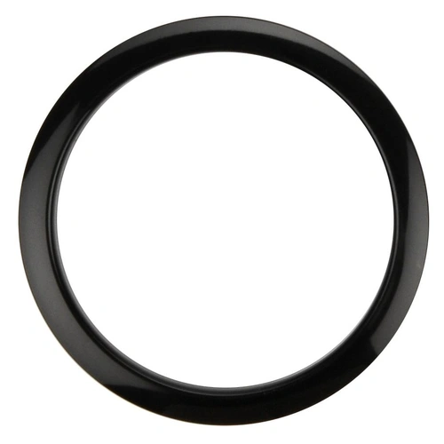 Bass Drum O's Port Hole  Reinforcement  Ring - 6" - Black