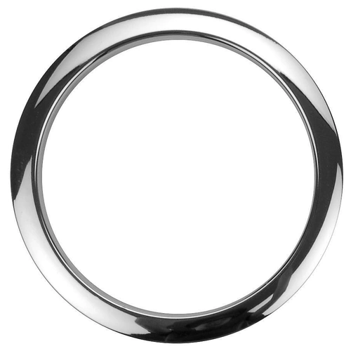 Bass Drum O's Port Hole  Reinforcement  Ring - 5" - Chrome