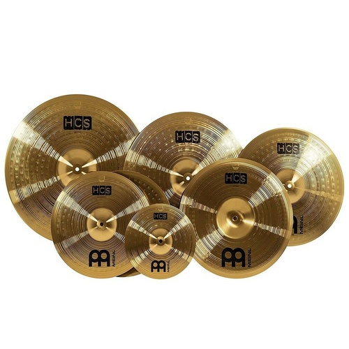 Meinl  HCS "Super Set" Cymbal's  with Hi-Hat, Ride,Two Crashes, China & Splash