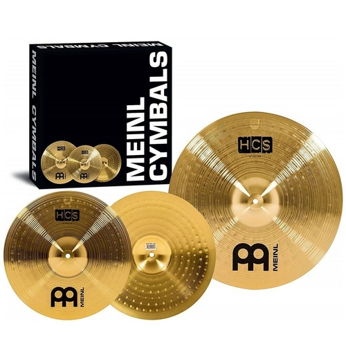 Meinl Cymbals HCS1416 HCS Cymbal Box Set Pack with 14" Hi Hat Pair and 16" Crash