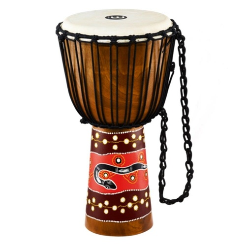 Meinl Percussion HDJ5-L PYTHON SERIES Headliner Rope Tuned Djembe, Large 12"