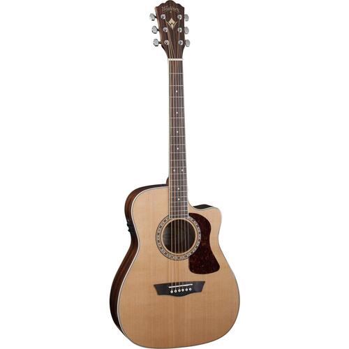 Washburn HF11SCE Heritage 10 Folk Acoustic-Electric Guitar w/ Cutaway & EQ