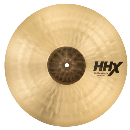 Sabian HH11608 HHX Series Medium Crash Natural Finish B20 Bronze Cymbal 16in