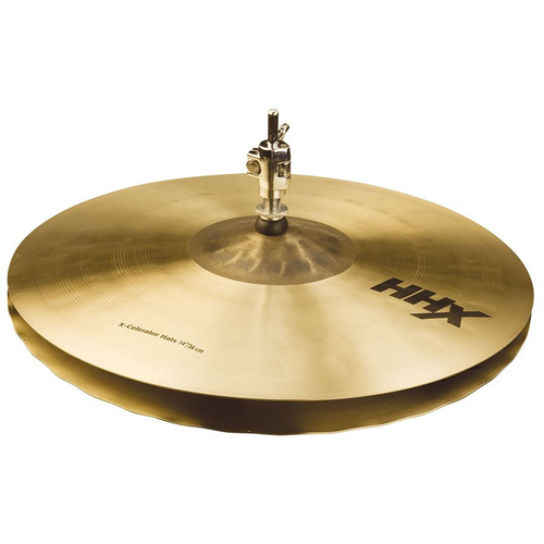 Sabian HHX11402XLB HHX Series X-Celerator Hi-Hats Brilliant Finish Cymbal 14in