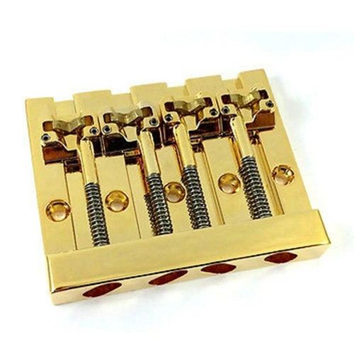 Hipshot 5K400G 4-String KickAss Bass Bridge, Gold