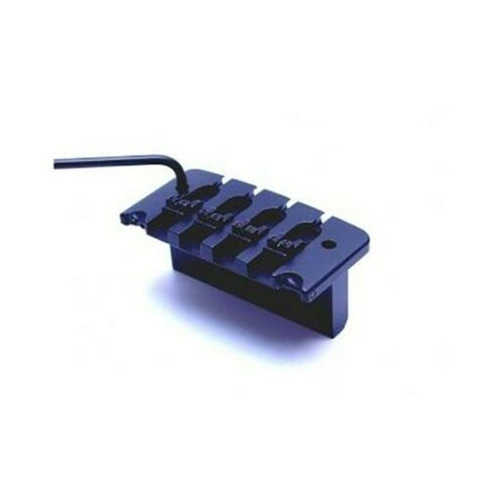 Hipshot 4-String Bass Tremolo Bridge, .708" 18mm Spacing - Black