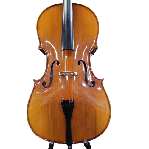 Hora  4/4 Cello Outfit Nitro Varnish All Solid Wood Made in Europe