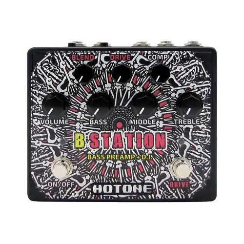 Hotone Bass Station Bass Preamp Effects Pedal - Limited edition