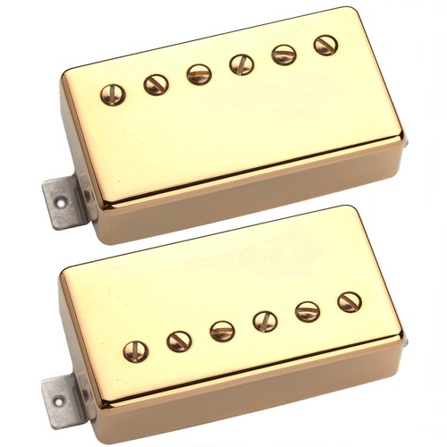 Seymour Duncan Hot Rodded Humbucker Pickup Set  SH-2 SH-4 Gold Cover
