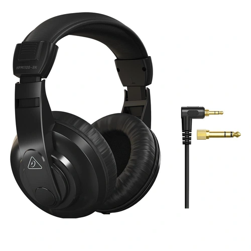 The Behringer Professional Multi-Purpose Stereo HPM1100 BK Studio Headphones