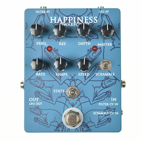 Dwarfcraft Devices Happiness Filter LFO Low High Guitar Effects Pedal Stompbox