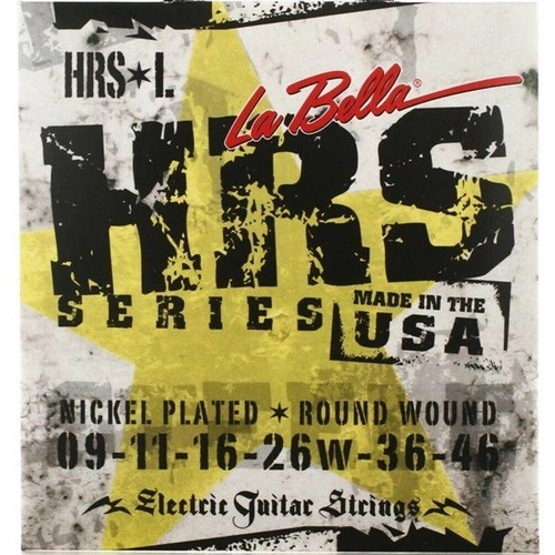 La Bella HRS-L Nickel Plated Electric Guitar Strings - Light  9 - 46