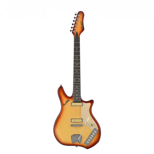Hagstrom "Taylor York" Impala Retroscape Electric Guitar in Copperburst 