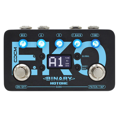 Hotone Binary Eko Delay  Guitar Effects Pedal