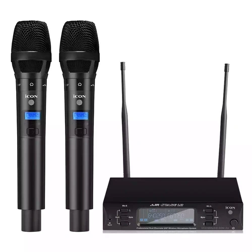 Icon AirStage 2.1 Wireless Microphone System w/ 2 x Transmitters & 1 x Receiver