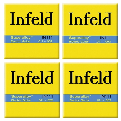 Thomastik Infeld Superalloy Electric  Guitar Strings Medium  11 - 52  IN111 - 4 Sets