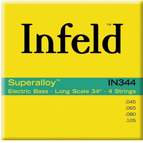 Thomastik-Infeld IN344 Superalloy Round Wound Hexcore Bass Guitar String 45-105