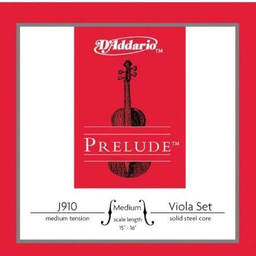 D'addario Prelude Viola String Set Medium Scale 15" - 16" Medium Tension-NoPackaging