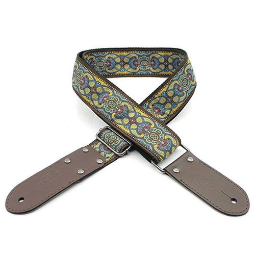 DSL JAC20-JAC20-TAD-YELLOW   Jacquard Weaving Guitar Strap - 2"