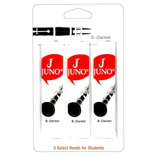 Vandoren Juno Reeds Bb Clarinet Strength 2 1/2  (3 PacK)  Strength 2.5