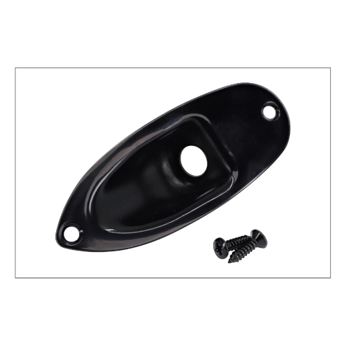 Gotoh Strat  Output JackPlate - JACK PLATE - Black