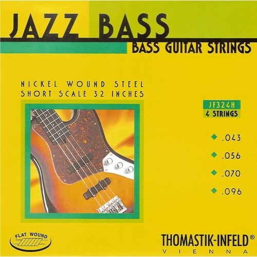 Thomastik-Infeld JF324H Flat Wound Electric Beatle Bass Short Scale Set