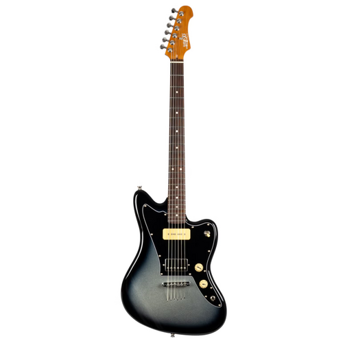 Jet JJ-350B-MB Baritone Electric Guitar Rosewood FB – Moonburst